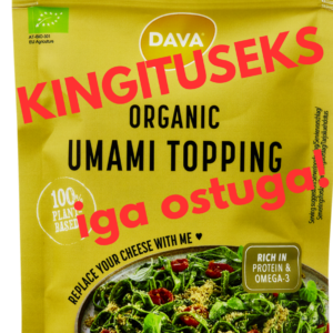 KINGITUS iga ostuga! DAVA organic UMAMI Topping 100g (05.01.26)